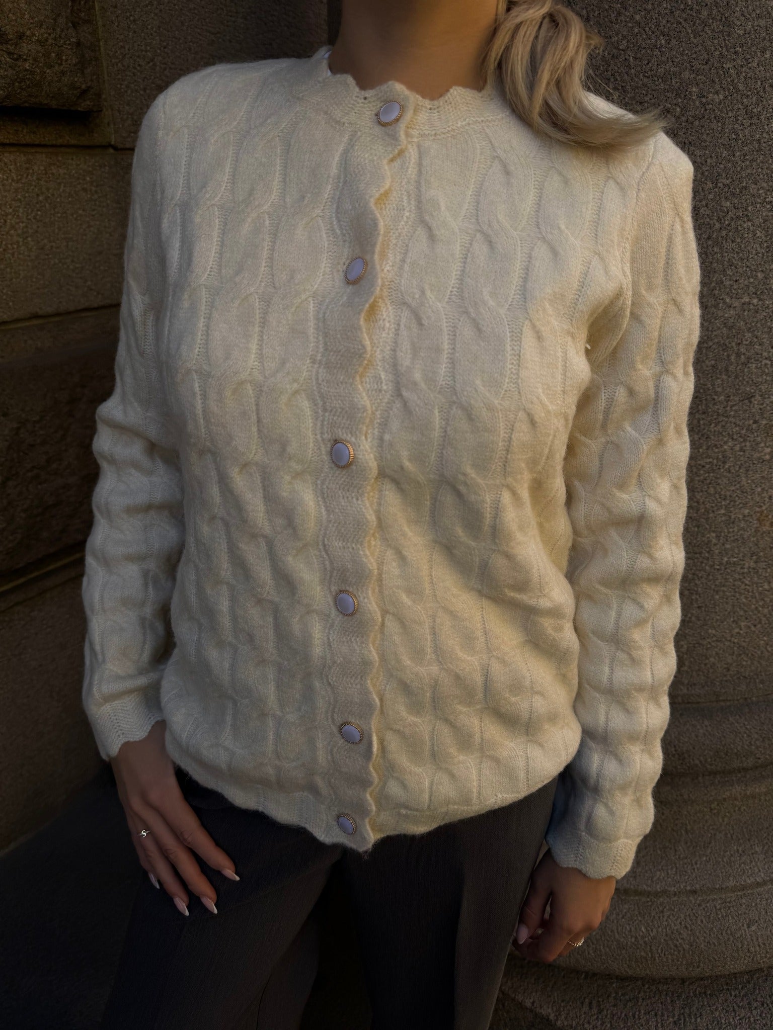 YASBUBERA Knit Cardigan - Birch